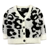 JOHN RICHMOND cardigan tinta unita con fantasia Bianco per Neonata RIA25112CD BIANCO JOHN RICHMOND