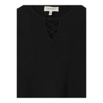 TWINSET shirt tinta unita con scollo Nero per Bambina 242GJ3191X NERO TWINSET