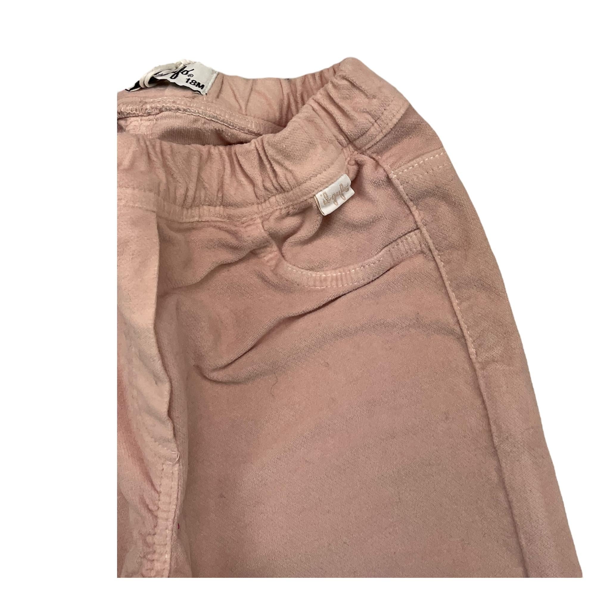 IL GUFO pantalone tinta unita con elastico in vita Rosa per Neonata A24PL079V6006 ROSA IL GUFO