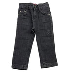 CESARE PACIOTTI jeans tinta unita con girovita regolabile Nero per Neonato PTP2331B NERO CESARE PACIOTTI