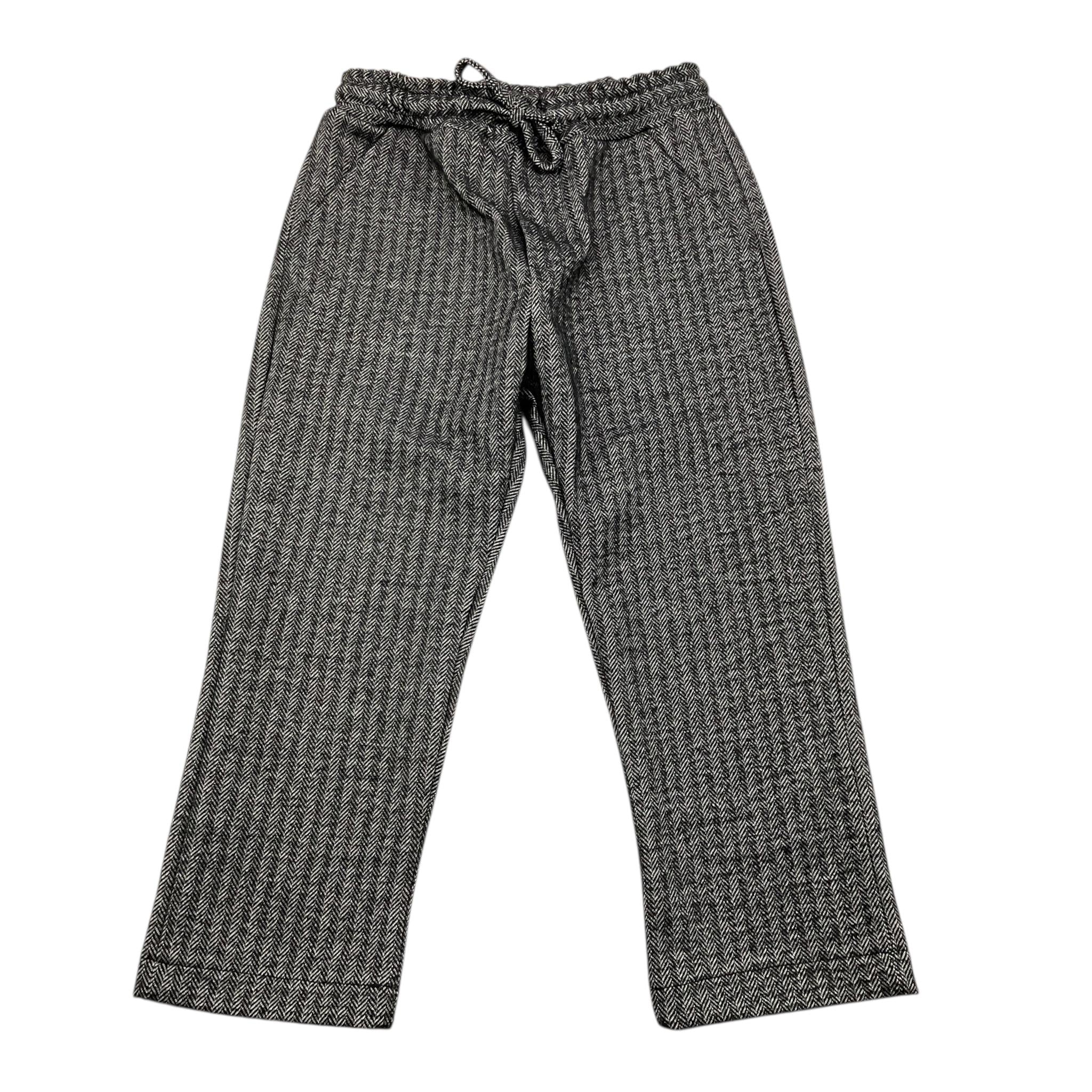 MANUEL RITZ pantalone microfantasia con elastico in vita Nero per Bambino MR2257 NERO MANUEL RITZ
