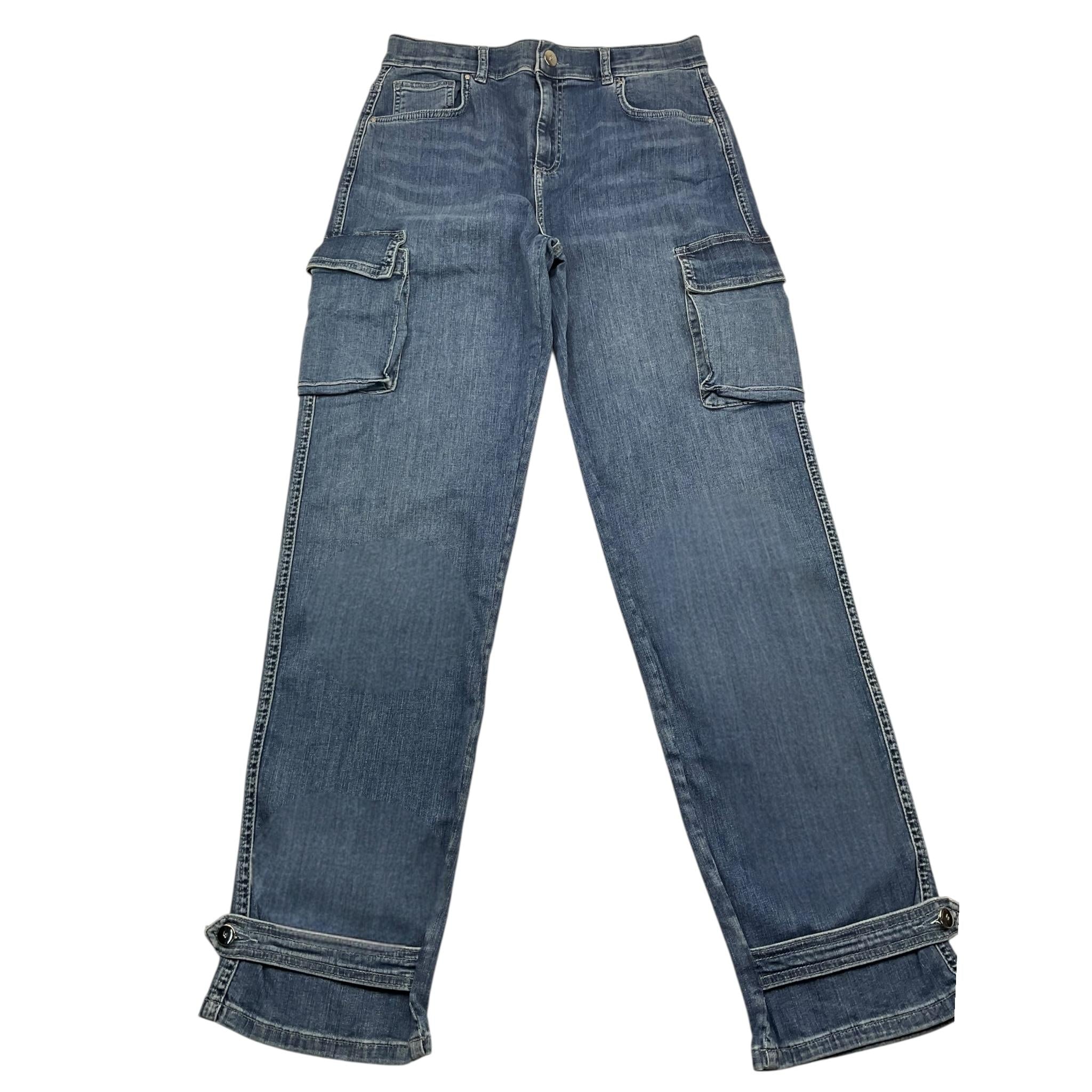 LIU JO jeans tinta unita modello palazzo Blu per Bambina GA4123 BLU LIU JO