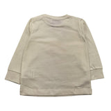 CESARE PACIOTTI shirt girocollo tinta unita con stampa Panna per Neonato TSP5373B PANNA CESARE PACIOTTI