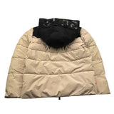 SUNS  giubbino bicolore con zip e cappuccio Nero/beige per Bambino GBS5305UX NERO/BEIGE SUNS