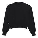 JOHN RICHMOND maglia girocollo tinta unita con stampa in contrasto Nero per Bambina RGA24106MA NERO JOHN RICHMOND