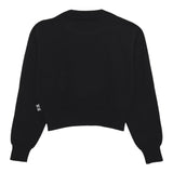 JOHN RICHMOND maglia girocollo tinta unita con stampa in contrasto Nero per Bambina RGA24106MA NERO JOHN RICHMOND