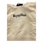 REFRIGIWEAR felpa tinta unita con cappuccio e stampa Panna per Bambina RWG174 PANNA REFRIGIWEAR