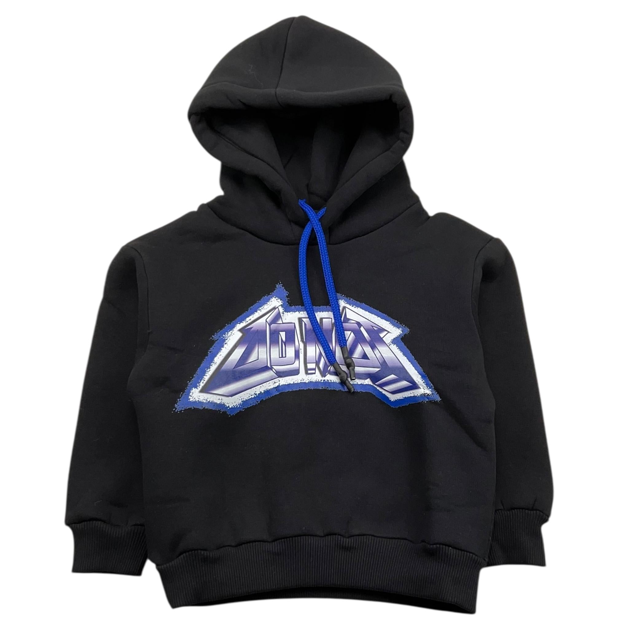 DO NOT CONFORM felpa chiusa con cappuccio tinta unita cn logo Nero per Bambino FE025 NERO DO NOT CONFORM