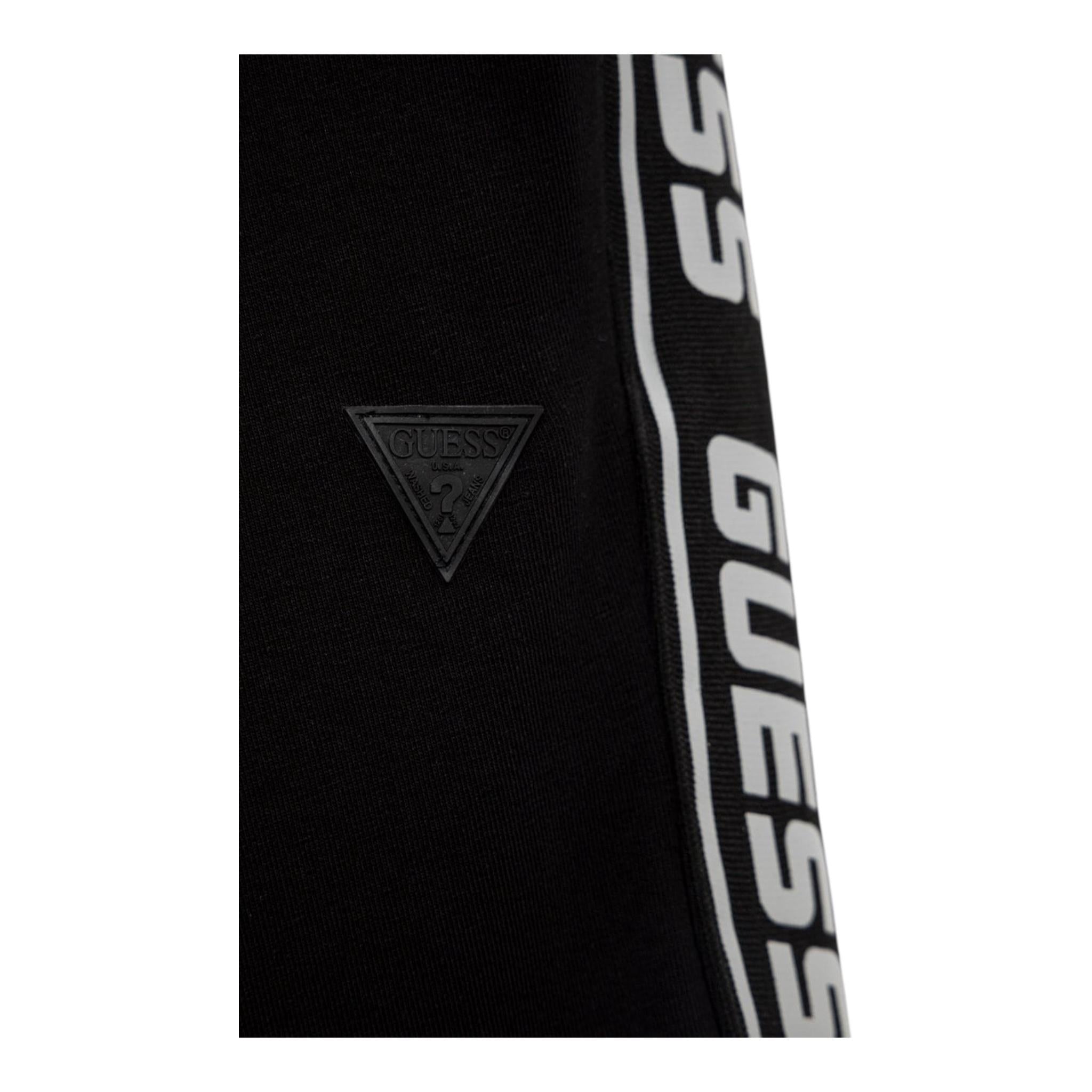 GUESS pantalone tuta tinta unita logato Nero per Bambino L2YQ48K6ZS1 NERO GUESS