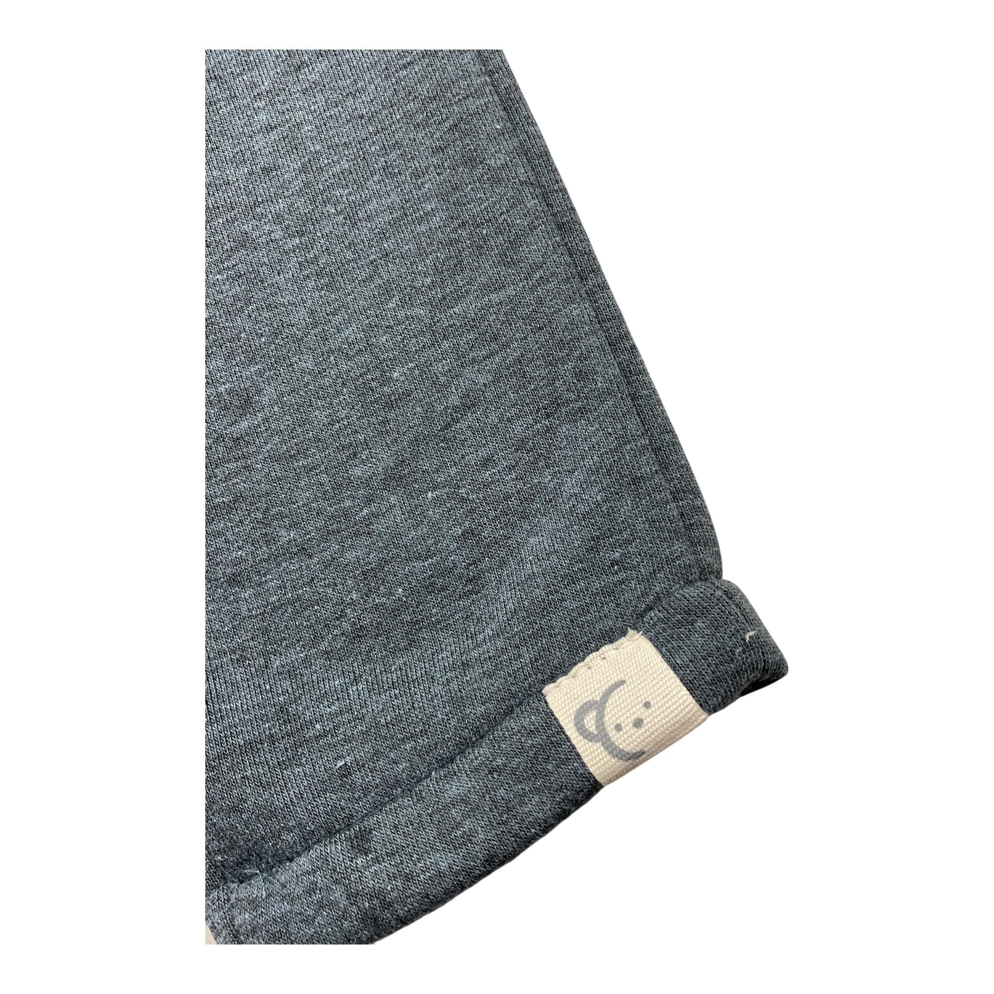 CALAMARO salopette tinta unita con logo Grigio per Bambino 32466J GRIGIO CALAMARO