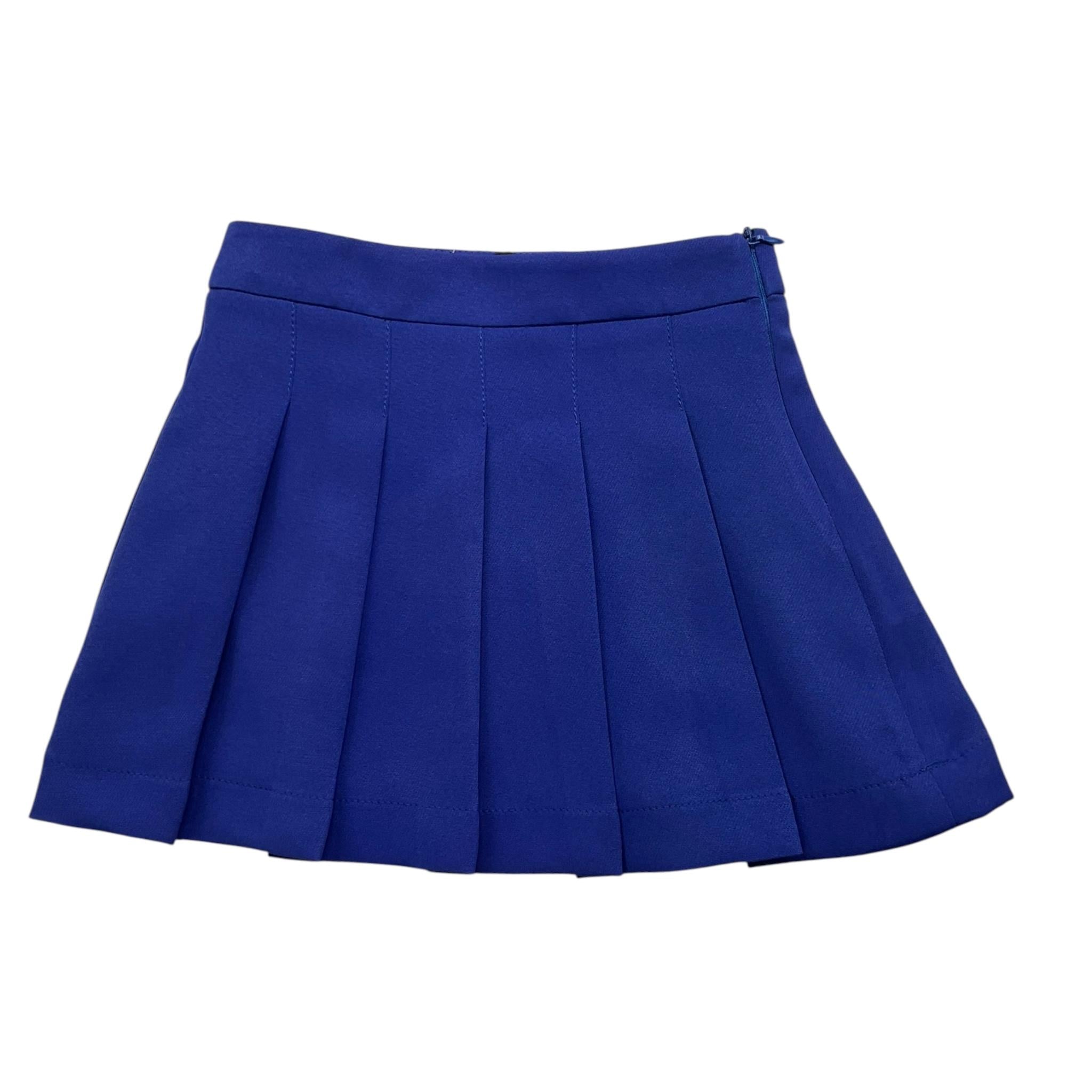 GAELLE gonna tinta unita modello tennis Cobalto per Bambina 2742G00340 COBALTO GAELLE