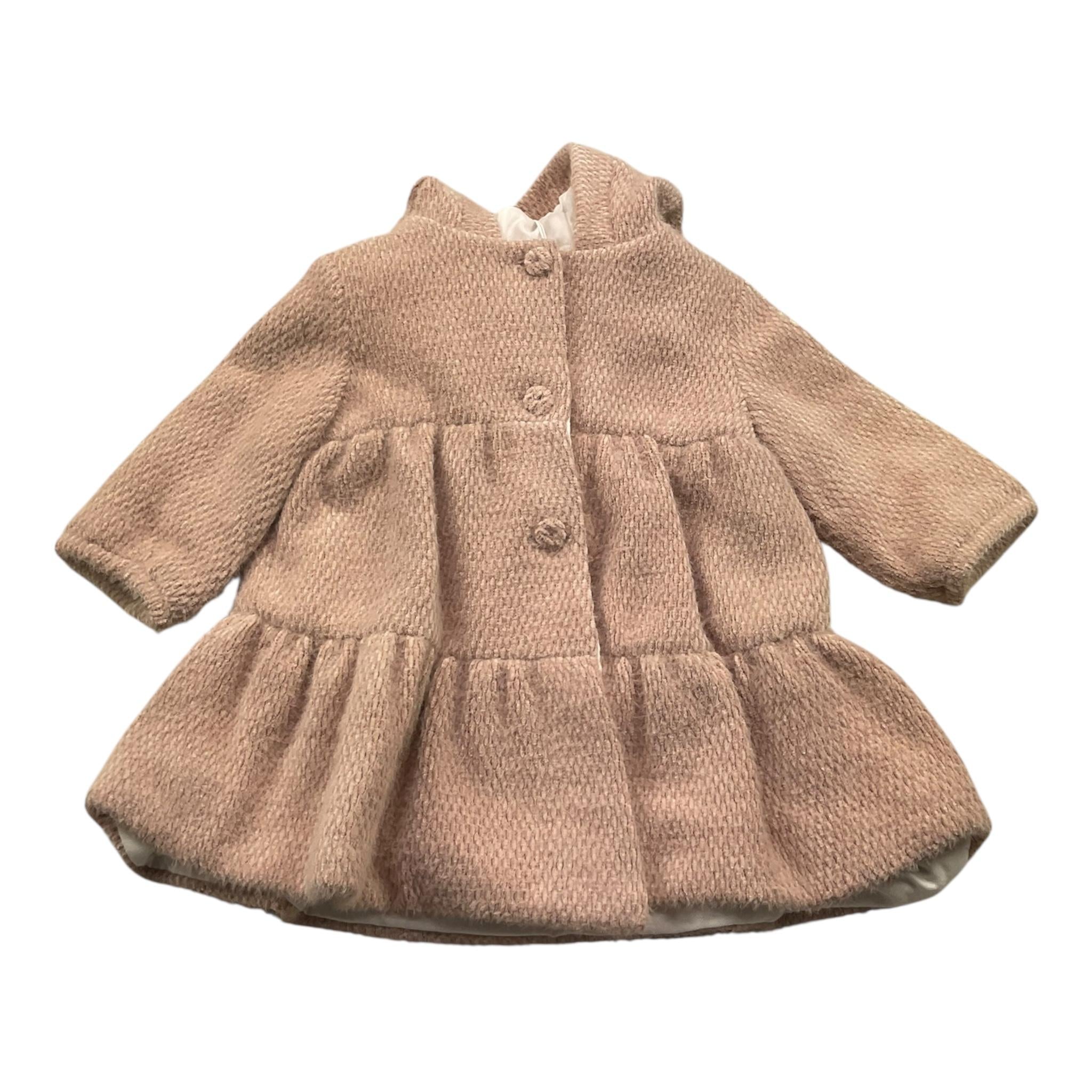 LALALU' cappotto tinta unita con cappuccio Rosa per Neonata GIL9L ROSA LALALU'