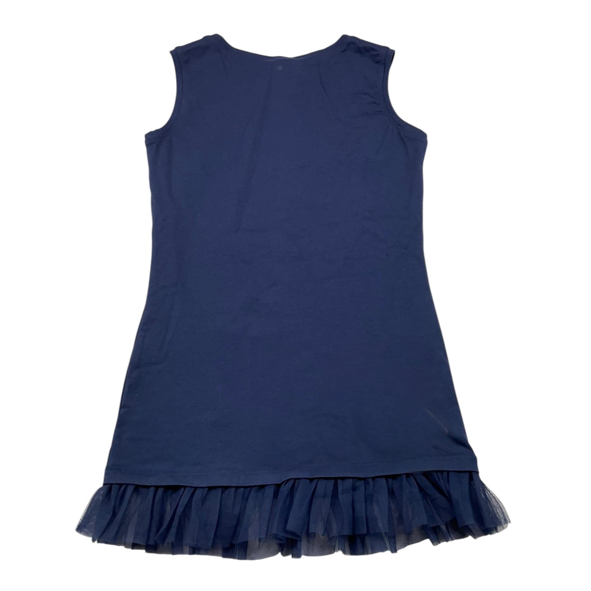MONNALISA canotta tinta unita cn tulle Blu per Bambina 170601A1 BLU MONNALISA