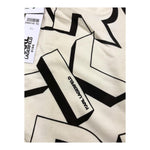 KARL LAGERFELD felpa chiusa girocollo tinta unita con stampe in contrasto Panna per Bambino Z30251 PANNA KARL LAGERFELD