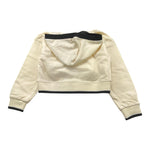 REFRIGIWEAR felpa tinta unita con cappuccio e stampa Panna per Bambina RWG174 PANNA REFRIGIWEAR