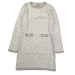 TWINSET abito tinta unita girocollo logato Bianco per Bambina 242GJ3061X BIANCO TWINSET