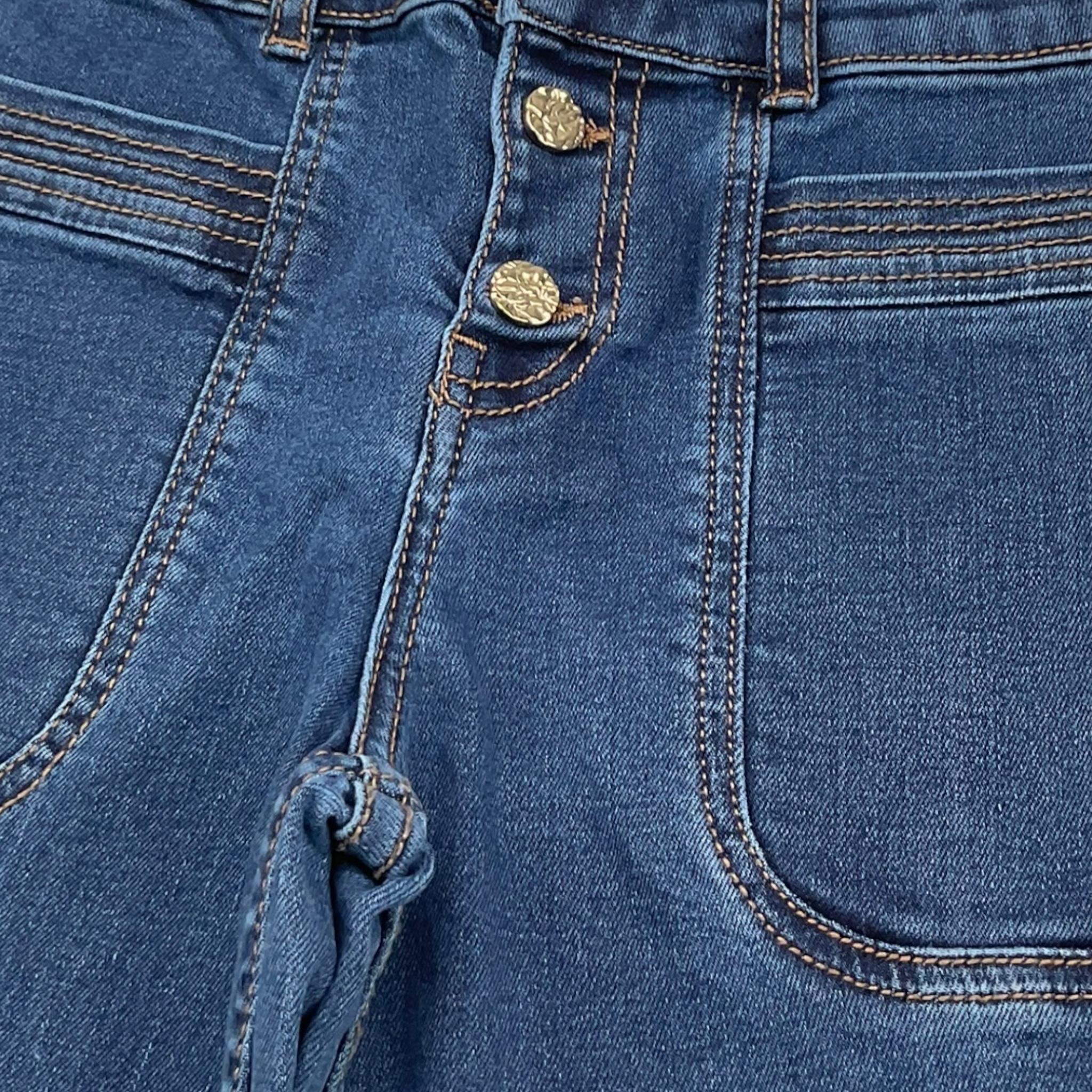 MAYORAL jeans tinta unita modello palazzo Azzurro per Bambina 4547X AZZURRO MAYORAL