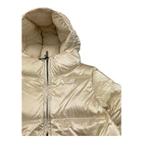 K-WAY giubbino tinta unita con cappuccio Panna per Bambina K7136QW PANNA K-WAY