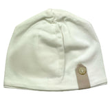 NINNAOH cappello tinta unita Bianco/beige per Neonato E23272 BIANCO/BEIGE NINNAOH