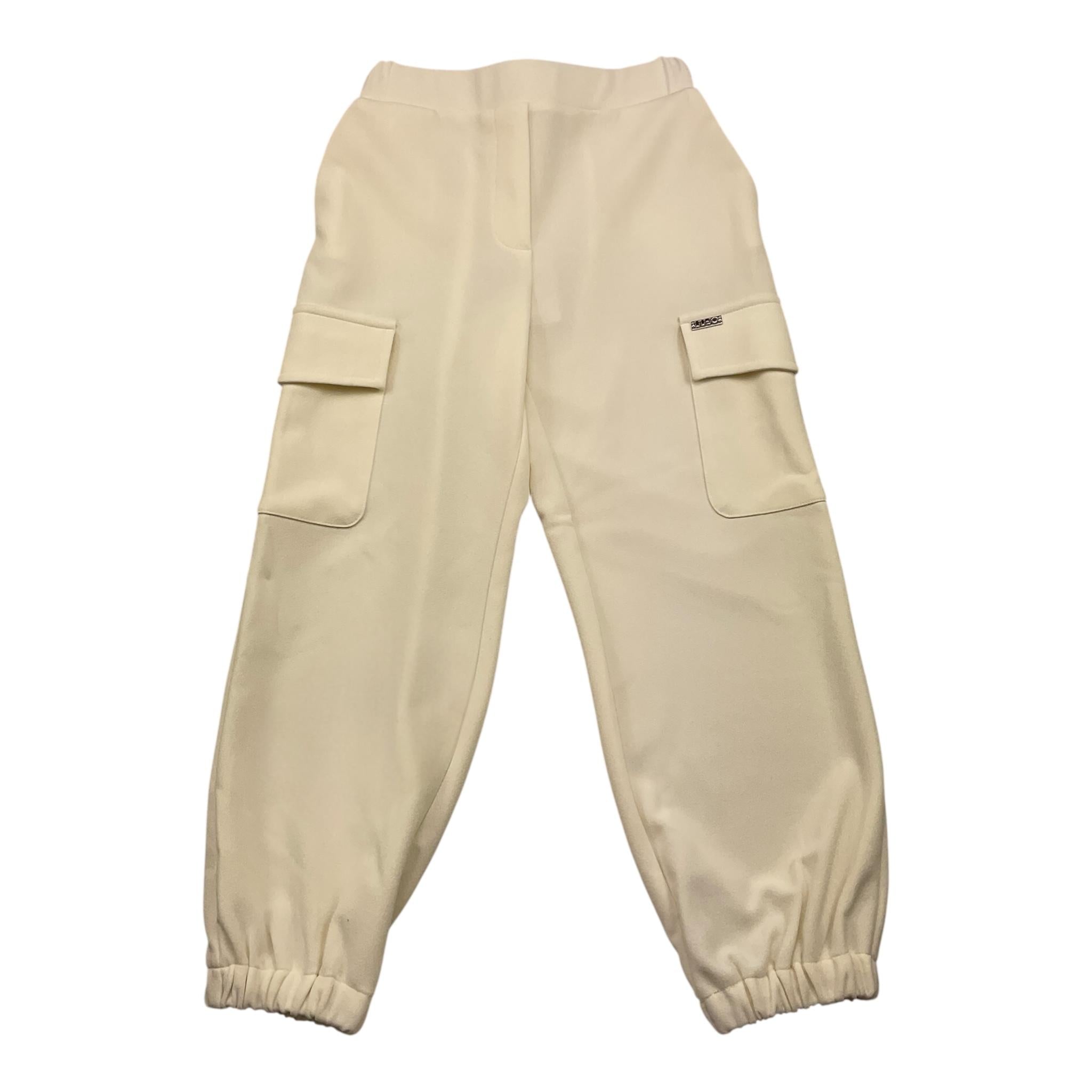 LIU JO pantalone tinta unita con tasconi Panna per Bambina KF4082X PANNA LIU JO