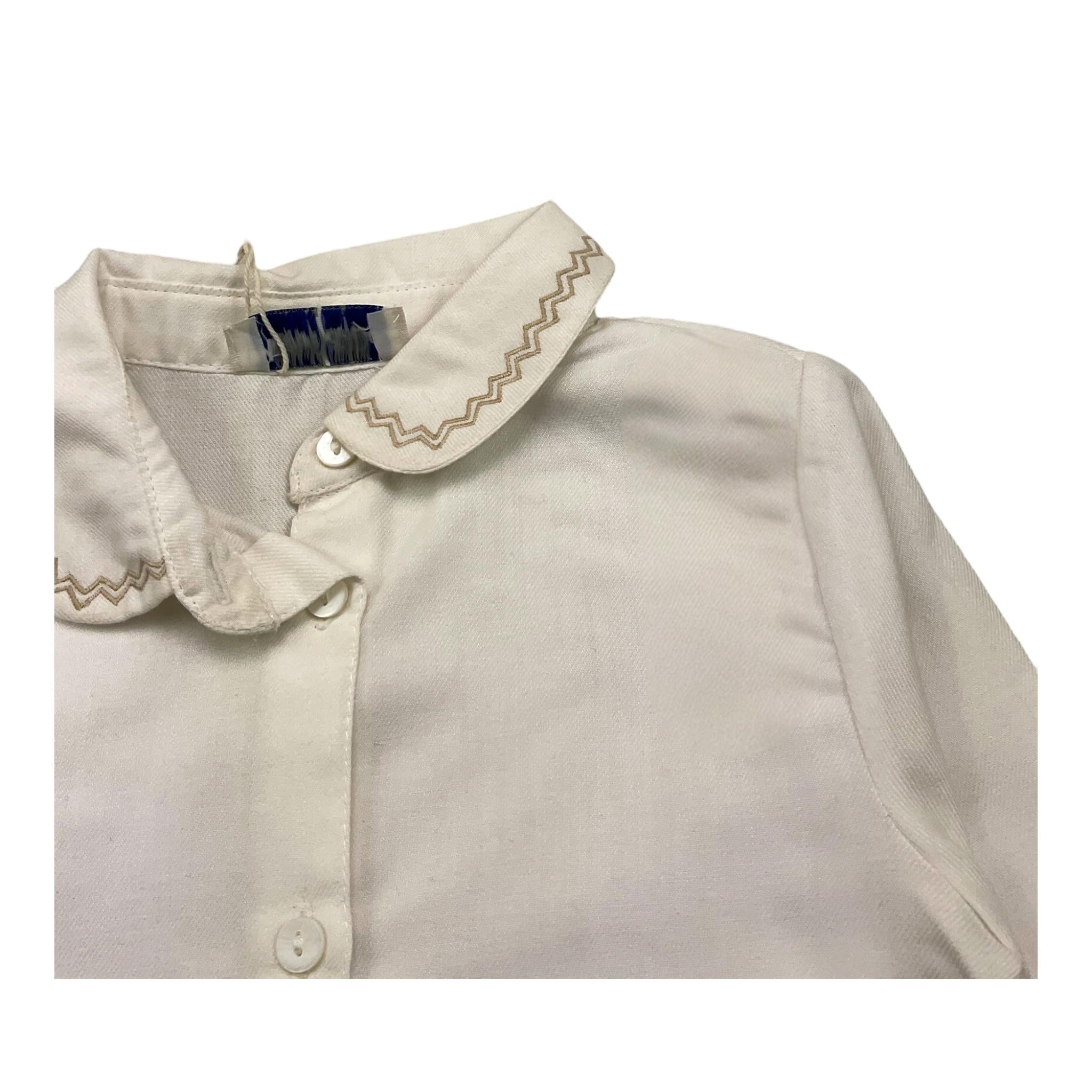 MALVI & CO camicia manica lunga tinta unita Bianco per Bambino F23M013CAZL BIANCO MALVI & CO