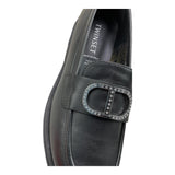 TWINSET mocassini tinta unita con logo Nero per Bambina 232GCJ066 NERO TWINSET