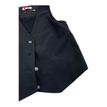 LIU JO gilet tinta unita Nero per Bambina GF4144 NERO LIU JO