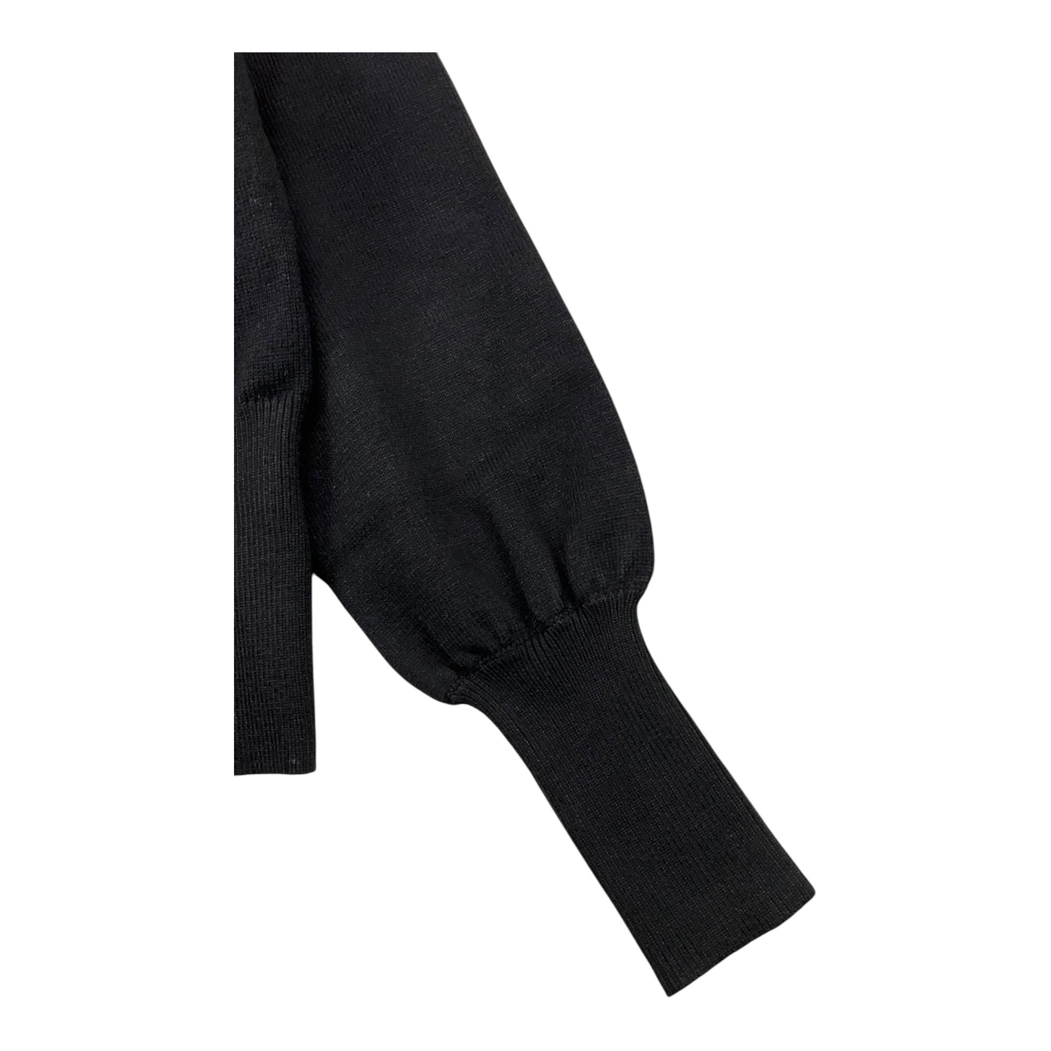 LU LU BY MISS GRANT maglia tinta unita Nero per Bambina LL1350 NERO LU LU BY MISS GRANT