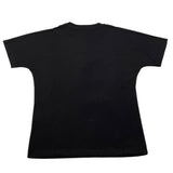 DISCLAIMER t-shirt girocollo tinta unita con stampa in contrasto Nero per Bambino 24IDK58245 NERO DISCLAIMER