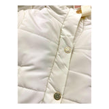 ELISABETTA FRANCHI giubbino tinta unita con cappuccio Bianco per Bambina EGGB033 BIANCO ELISABETTA FRANCHI