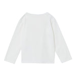 LIU JO shirt girocollo tinta unita con stampa  Panna per Bambina KF4030 PANNA LIU JO