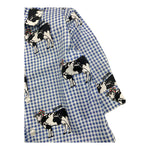 MOSCHINO camicia tinta unita con fantasia quadretti Bianco per Neonato MUC01J BIANCO MOSCHINO