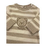 NANAN tutina manica lunga fantasia a righe Beige per Neonato 24186BE BEIGE NANAN