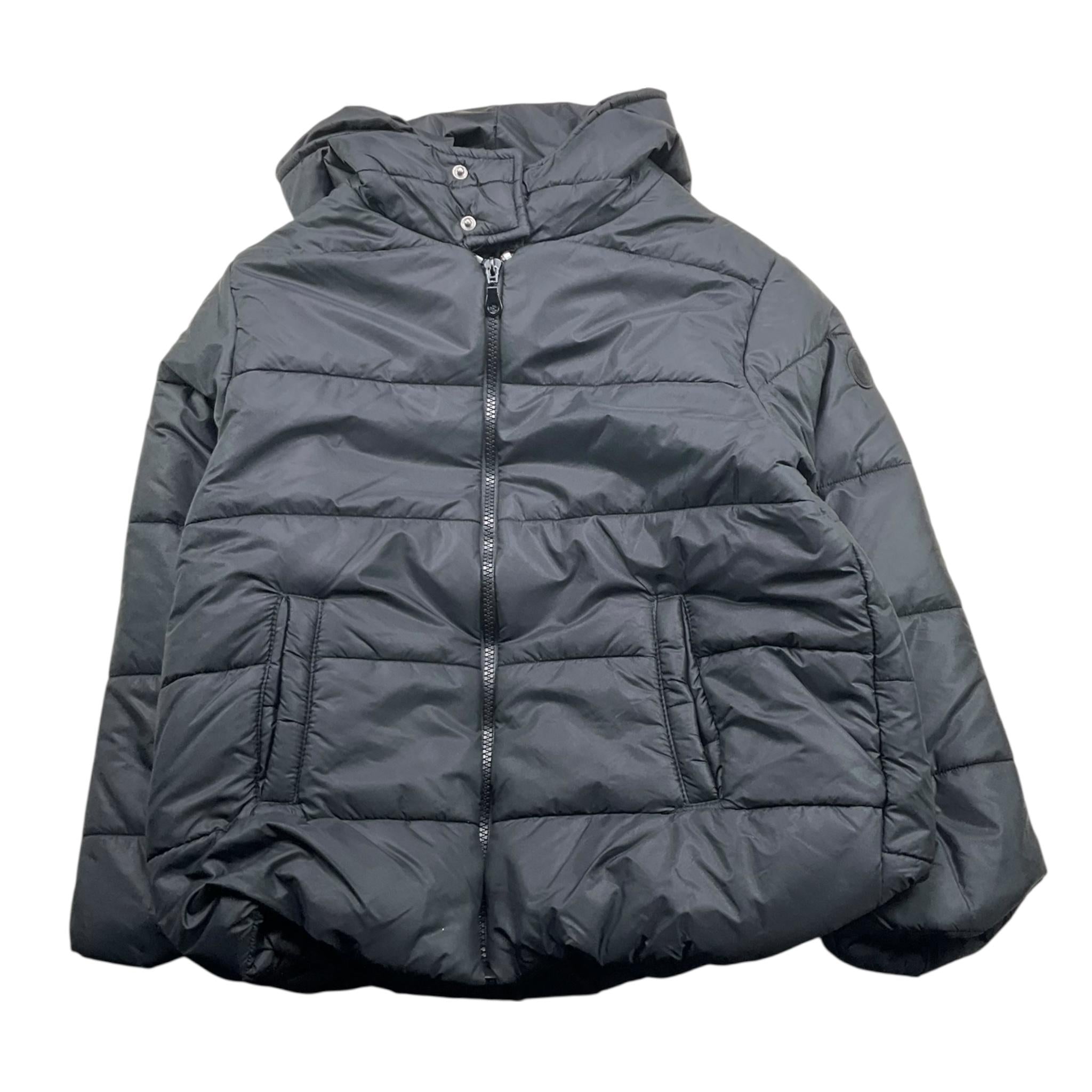 NEVER TOO giubbino tinta unita con zip e cappuccio Nero per Bambino NT1511R NERO NEVER TOO