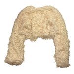 MISS BLUMARINE coprispalle modello pelliccia tinta unita Avorio per Bambina IF4065 AVORIO MISS BLUMARINE