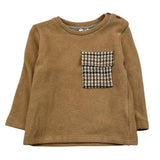 LE BEBE' maglia girocollo tinta unita cn taschino Cammello per Neonato LBB5187 CAMMELLO LE BEBE'