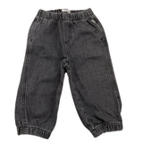 IL GUFO jeans tinta unit con elastico in vita Nero per Neonato A24PL427J0048N NERO IL GUFO