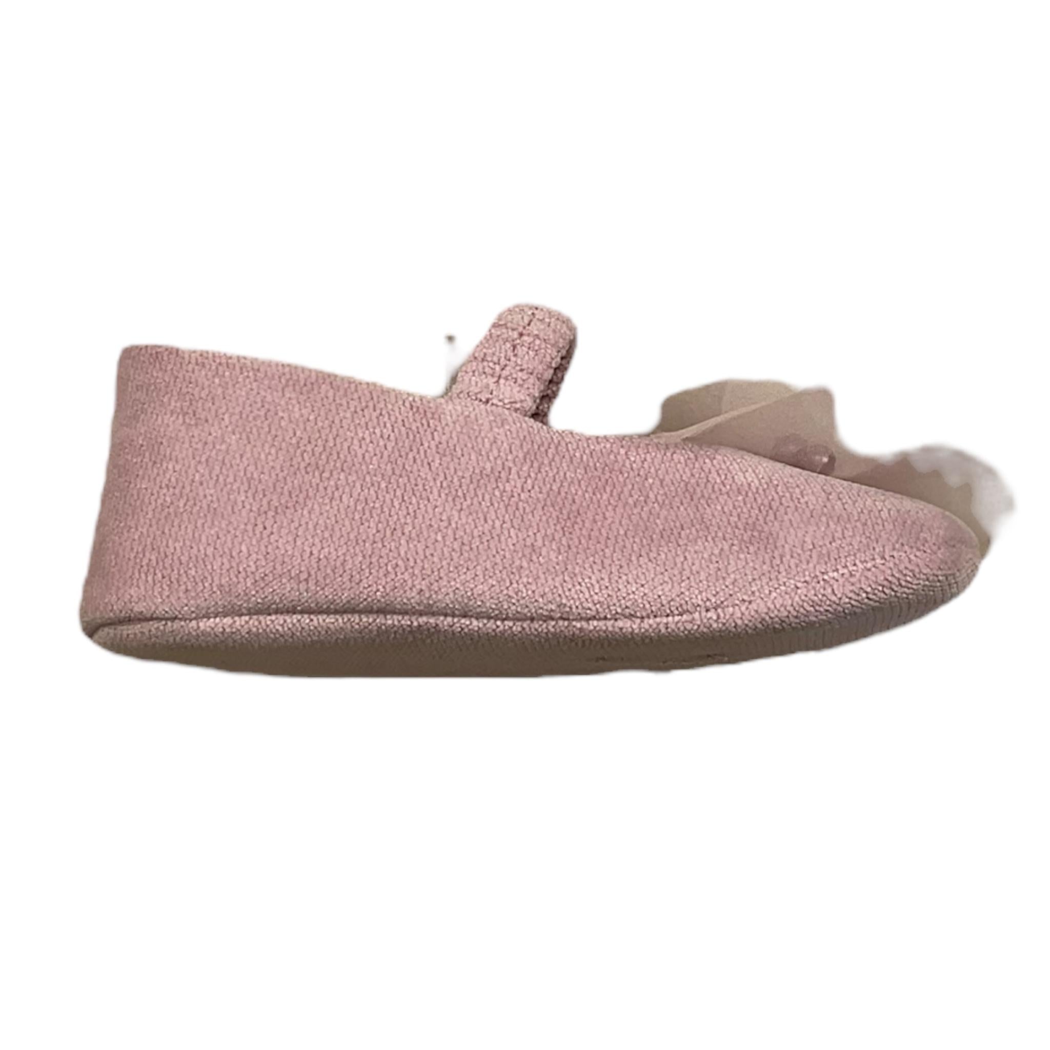 PETIT ballerina tinta unita con tulle Rosa per Neonata S0114643 ROSA PETIT