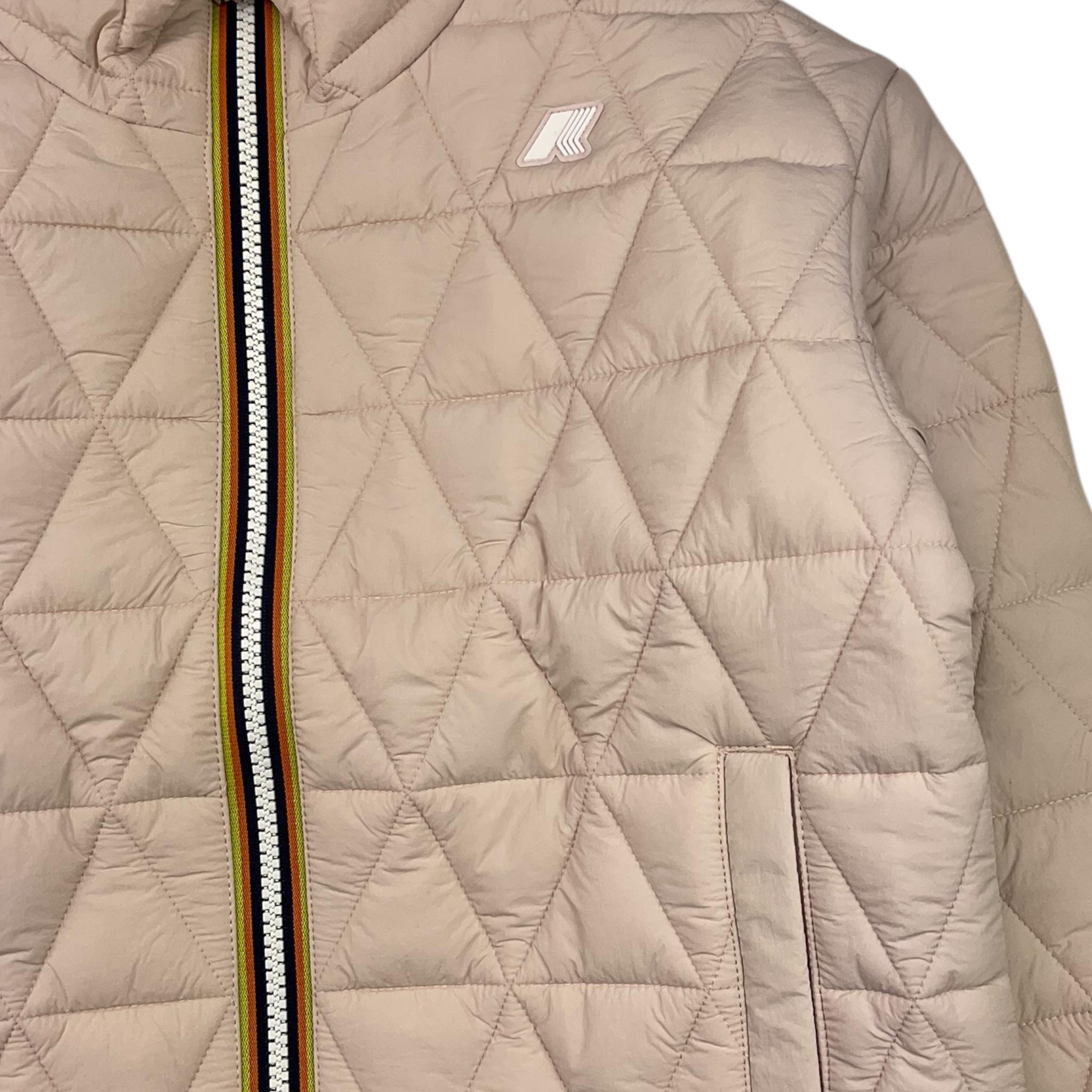 K-WAY giubbino tinta unita con zip  Rosa per Bambina K21367W ROSA K-WAY