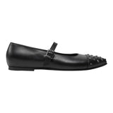 TWINSET ballerine tinta unita con borchie Nero per Bambina 242GCJ02A NERO TWINSET