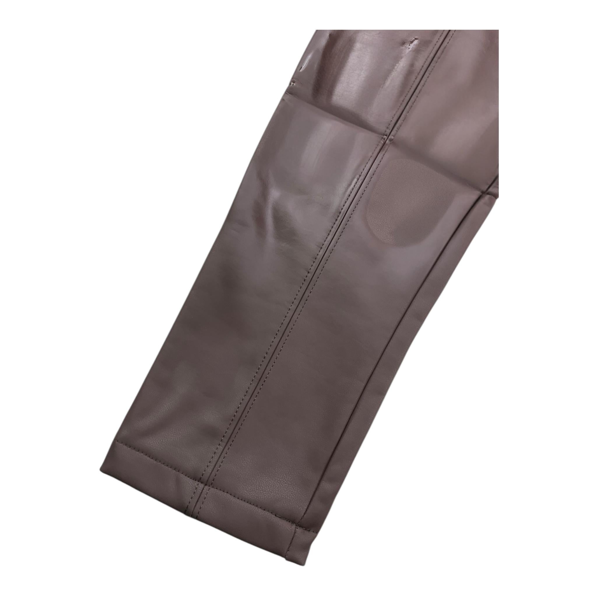 MAYORAL leggins in ecopelle tinta unita Marrone per Bambina 7750 MARRONE MAYORAL