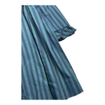 LITTLE BEAR abito tinta unita con fantasia a righe Verde per Bambina 7215 VERDE LITTLE BEAR