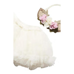 MAYORAL set gonna-frontino con tulle Panna per Neonata 2803 PANNA MAYORAL