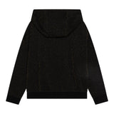 MICHAEL KORS felpa con cappuccio tinta unita glitter Nero per Bambina R30154 NERO MICHAEL KORS