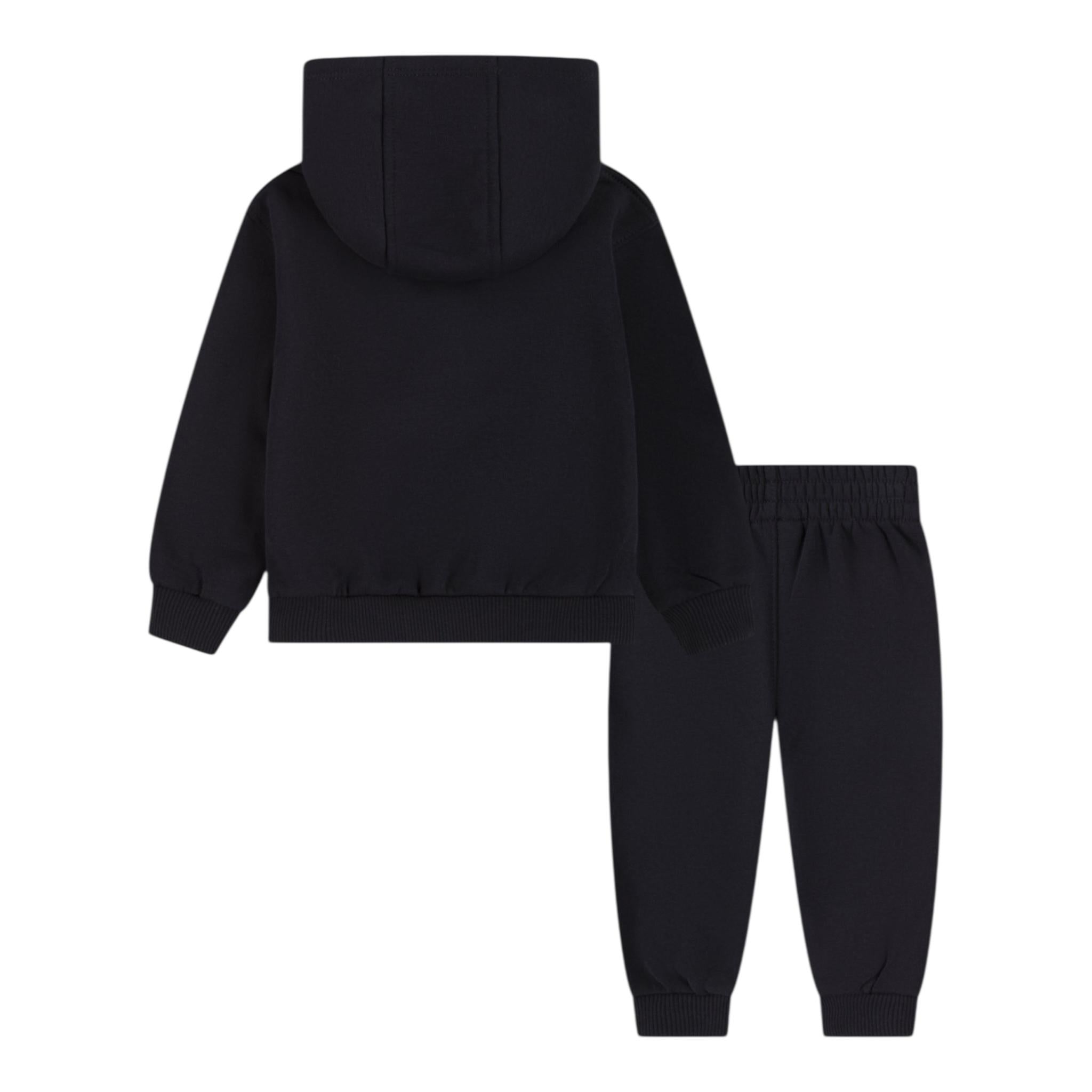 NIKE completo 2 pezzi felpa-pantalone tinta unita Nero per Bambino 86M350 NERO NIKE