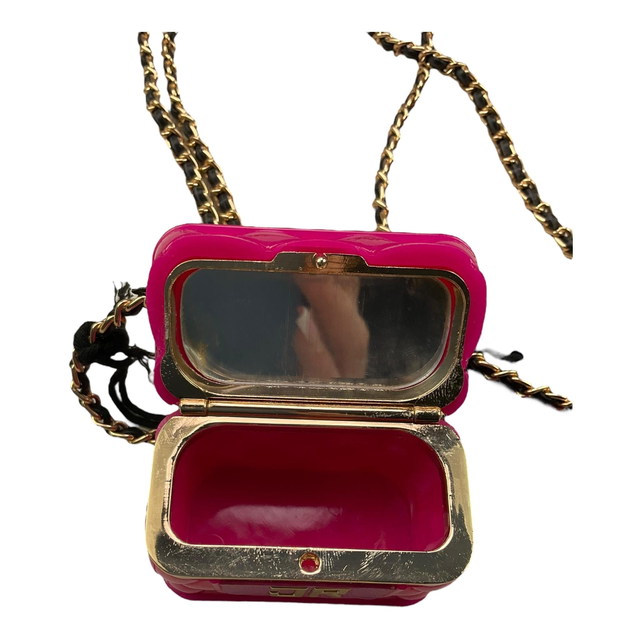 JOHN RICHMOND borsa tinta unita con catena Fuxia per Bambina RGA25026BO FUXIA JOHN RICHMOND