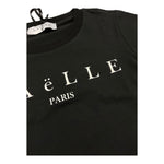 GAELLE t-shirt girocollo tinta unita con stampa Nero per Bambina 2746M00088 NERO GAELLE