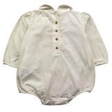 WEDOBLE camicia body tinta unita manica lunga Panna per Neonato I2209916A PANNA WEDOBLE