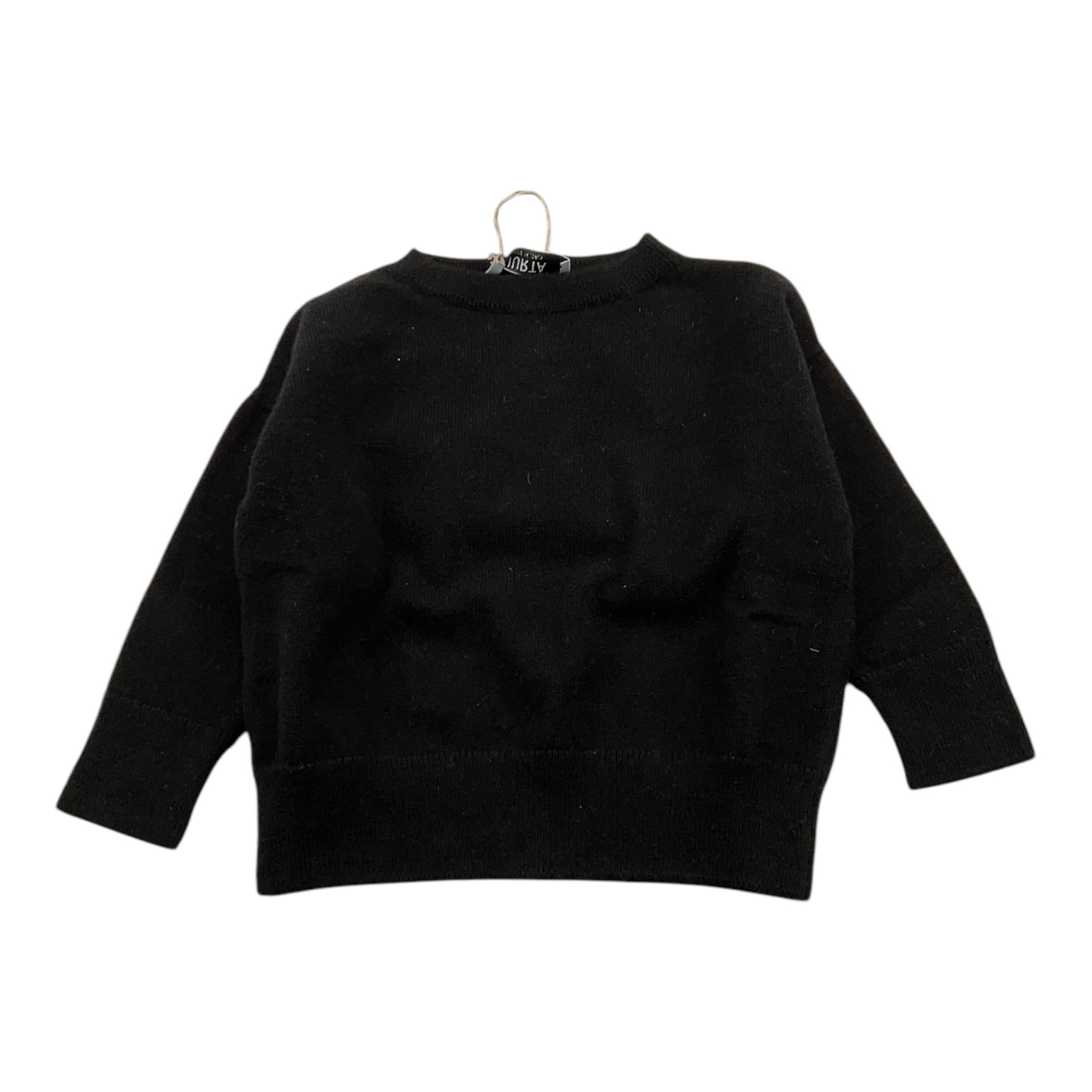 JURTA maglia girocollo tinta unita  Nero per Bambino WG407 NERO JURTA