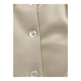 LA STUPENDERIA giubbino tinta unita con bottoni Panna per Neonata TCGB22 PANNA LA STUPENDERIA